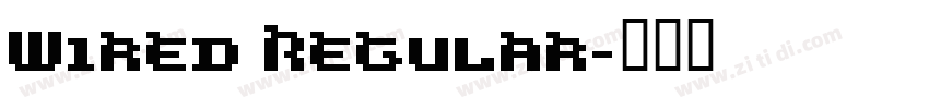Wired Regular字体转换